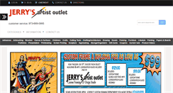 Desktop Screenshot of jerrysartistoutlet.com